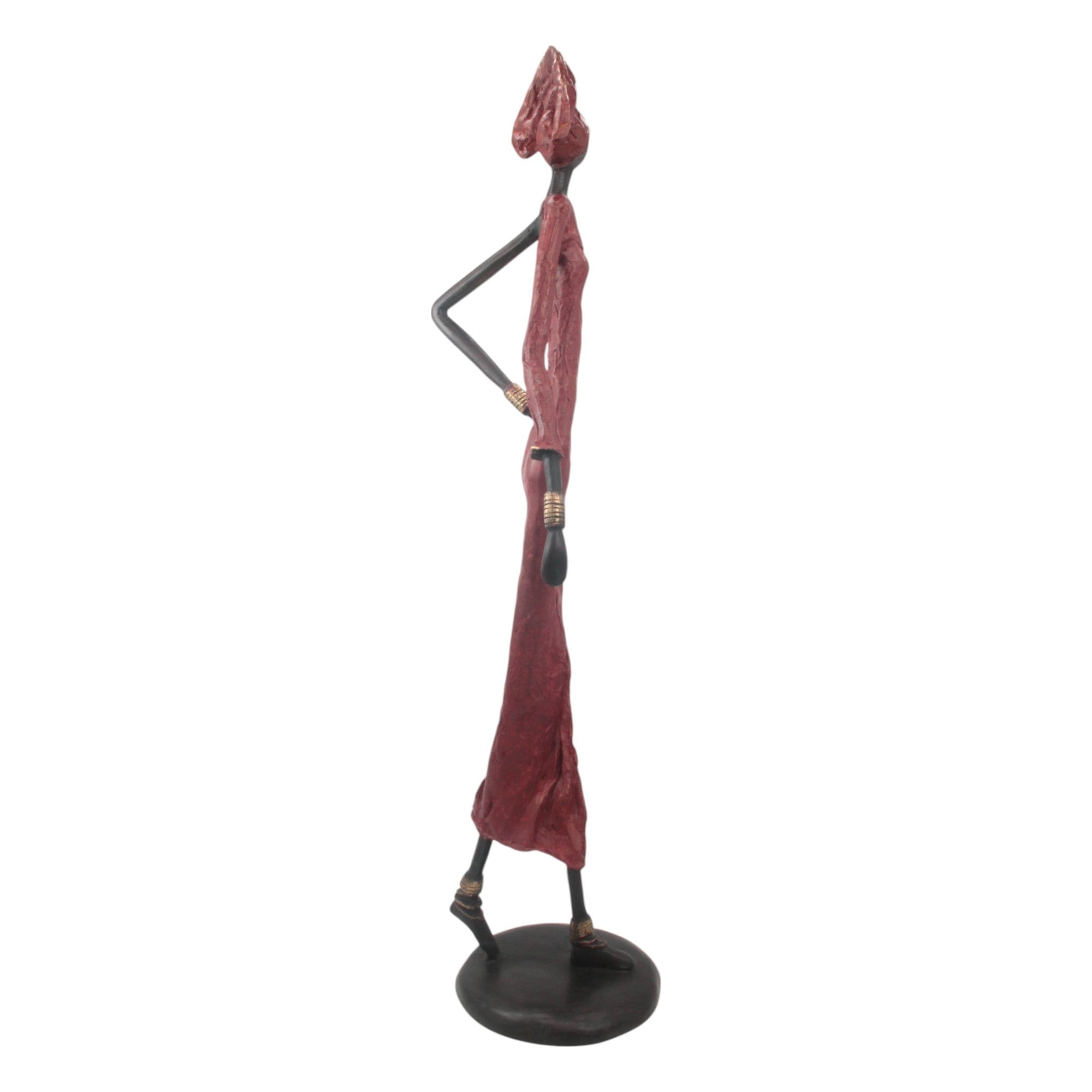 Bronze Issouf 80 cm rouge n°2 Bronzes d'Afrique