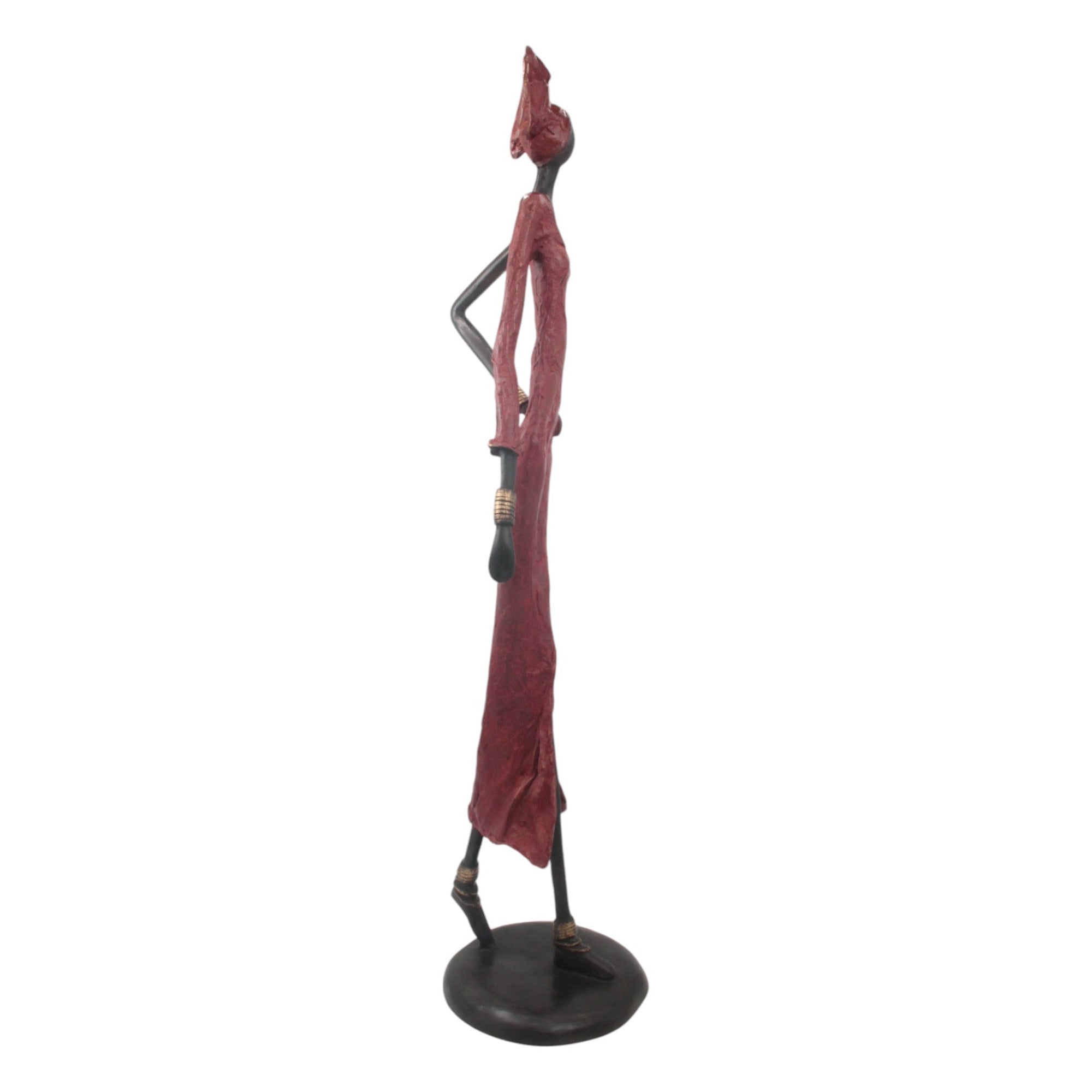 Bronze Issouf 80 cm rouge n°2 Bronzes d'Afrique