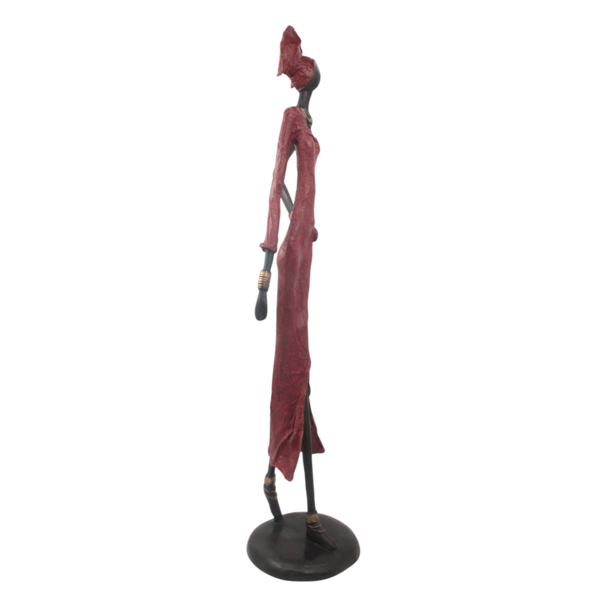Bronze Issouf 80 cm rouge n°2 Bronzes d'Afrique