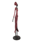 Bronze Issouf 80 cm rouge n°2 Bronzes d'Afrique