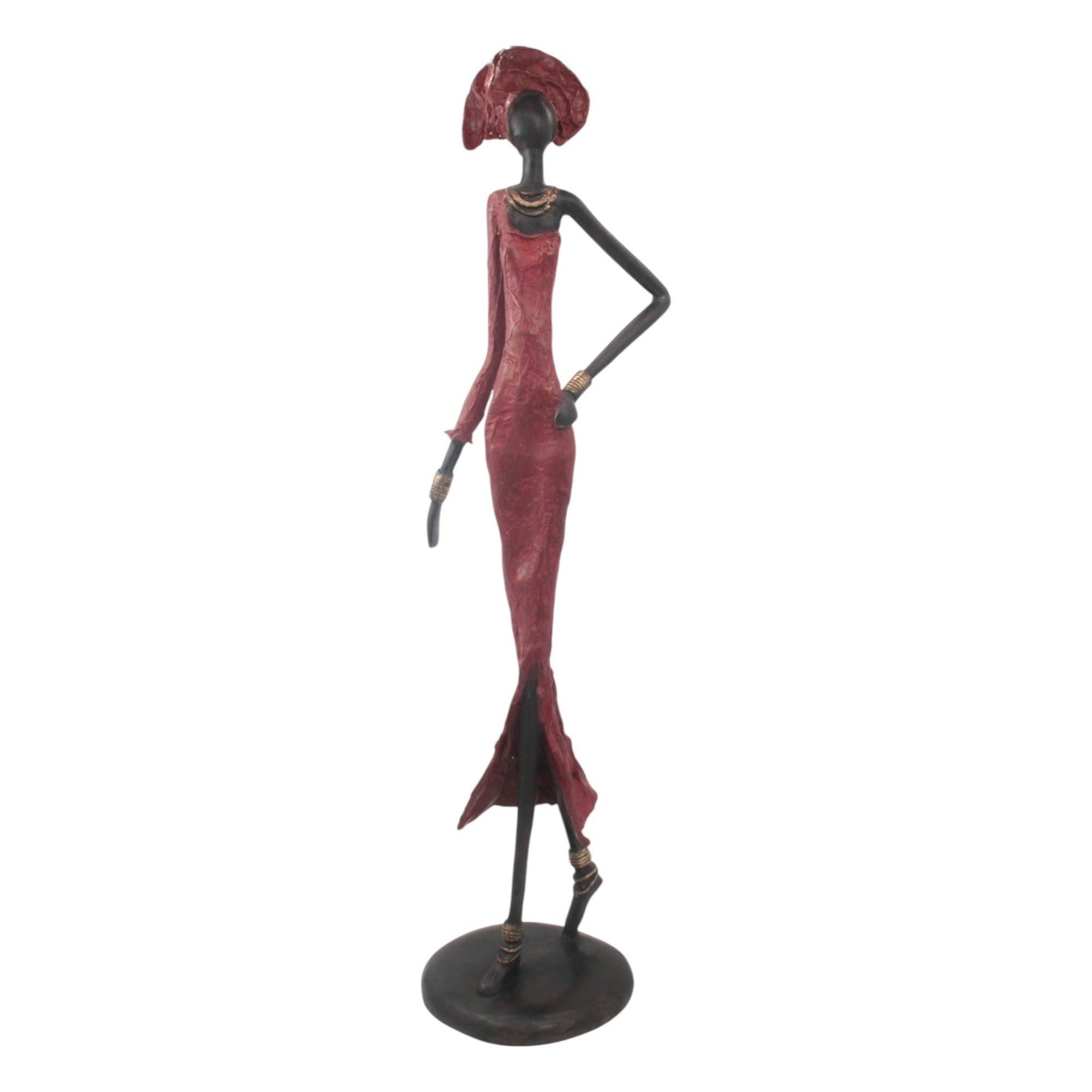 Bronze Issouf 80 cm rouge n°2 Bronzes d'Afrique