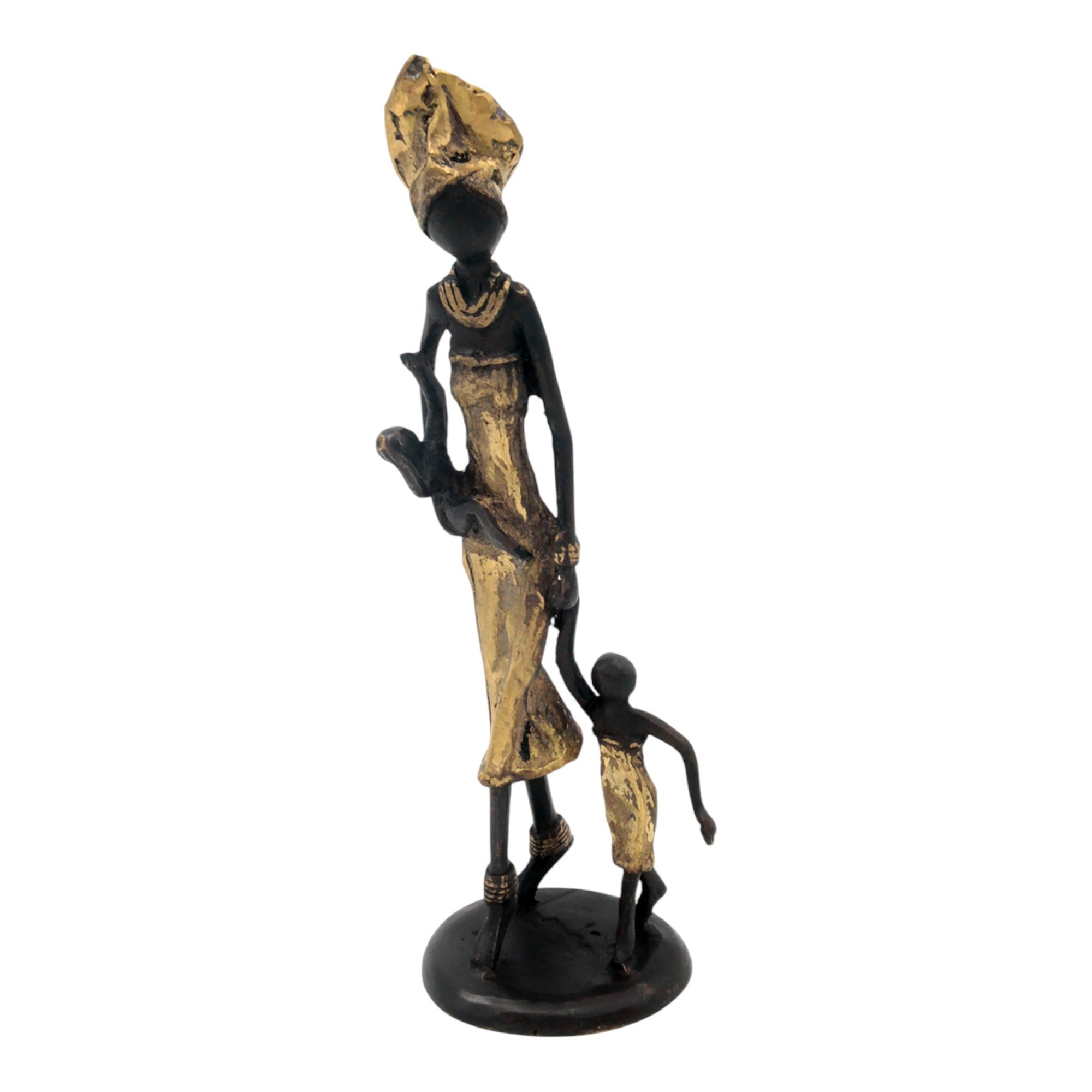 Bronze 25 cm doré n°26 Bronzes d'Afrique