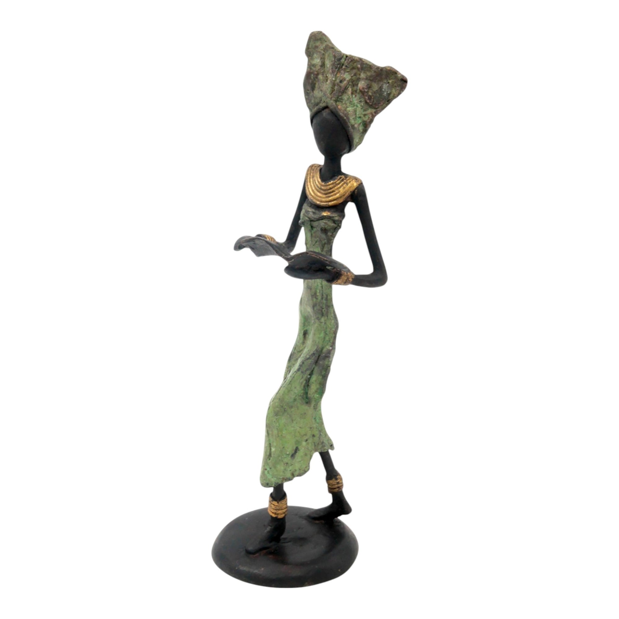 Bronze 25 cm vert n°34 Bronzes d'Afrique