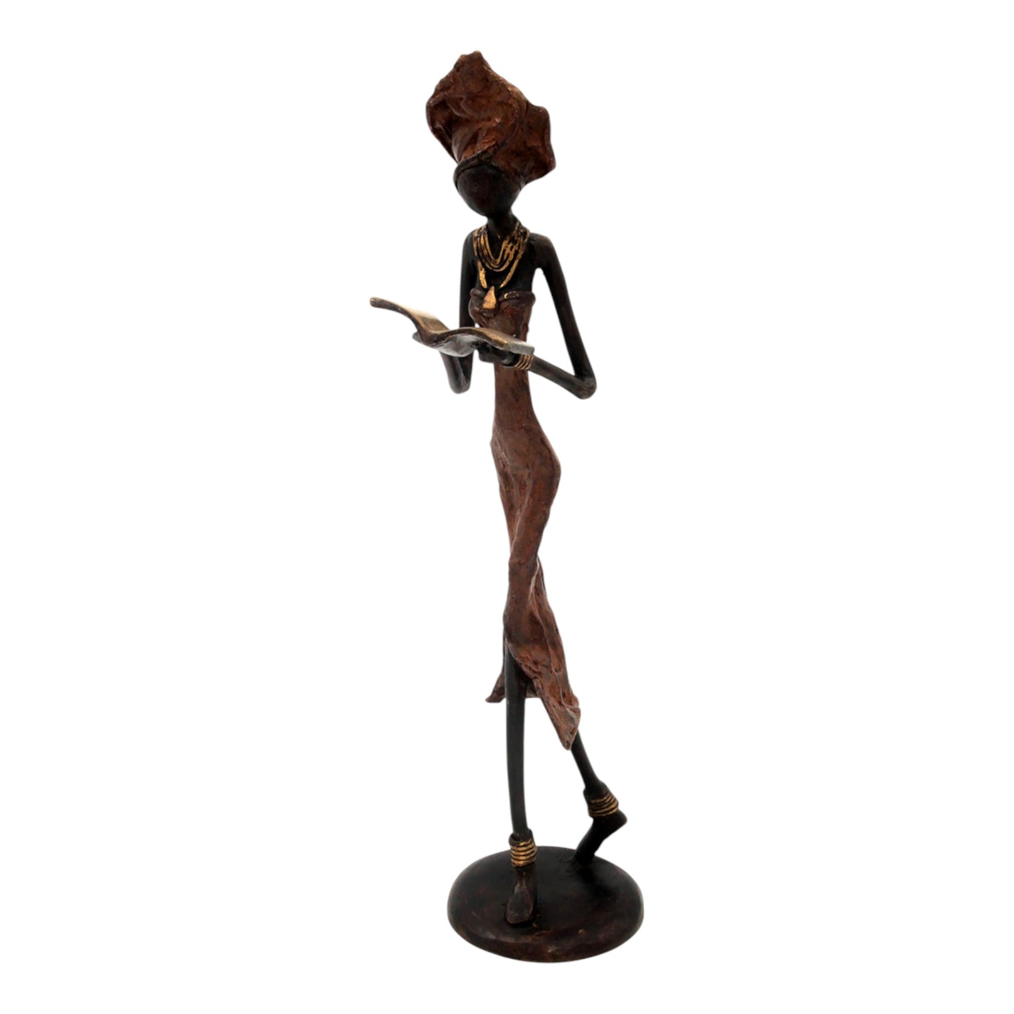 Bronze 35 cm marron n°2 Bronzes d'Afrique