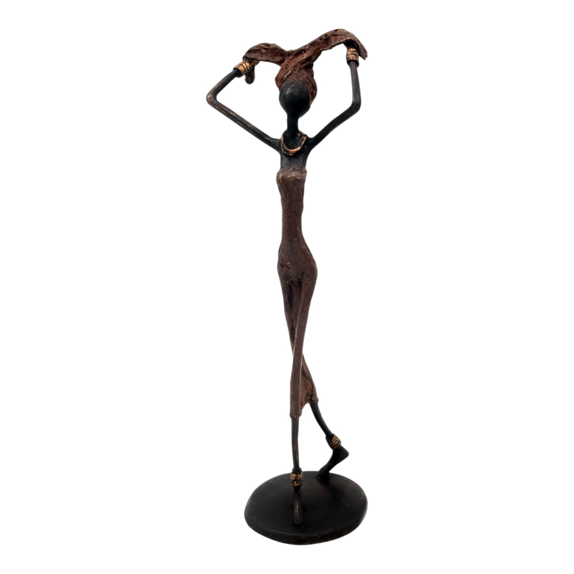 Bronze 35 cm marron n°15 Bronzes d'Afrique