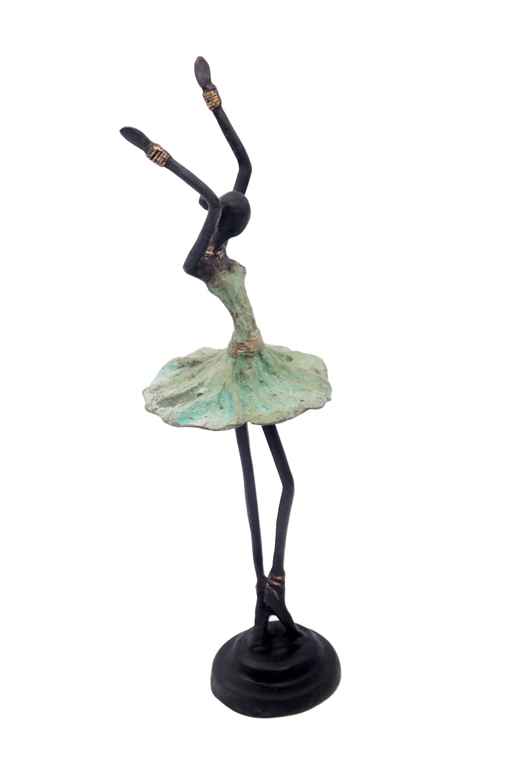 Ballerine 25 cm vert n°2 Bronzes d'Afrique