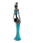 Bronze Mohamadi Dermé 30 cm bleu n°5 
