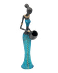 Bronze Mohamadi Dermé 30 cm bleu n°5 