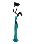 Bronze Mohamadi Dermé 30 cm bleu n°6 