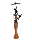 Bronze Mohamadi Dermé 30 cm marron n°6 