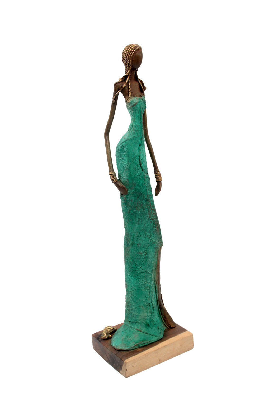 Bronze Issouf 55 cm vert n°3 Bronzes d'Afrique