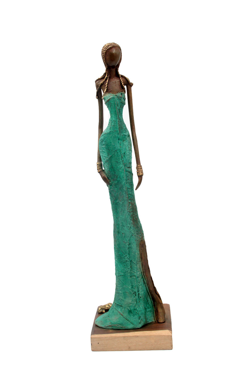 Bronze Issouf 55 cm vert n°3 Bronzes d'Afrique