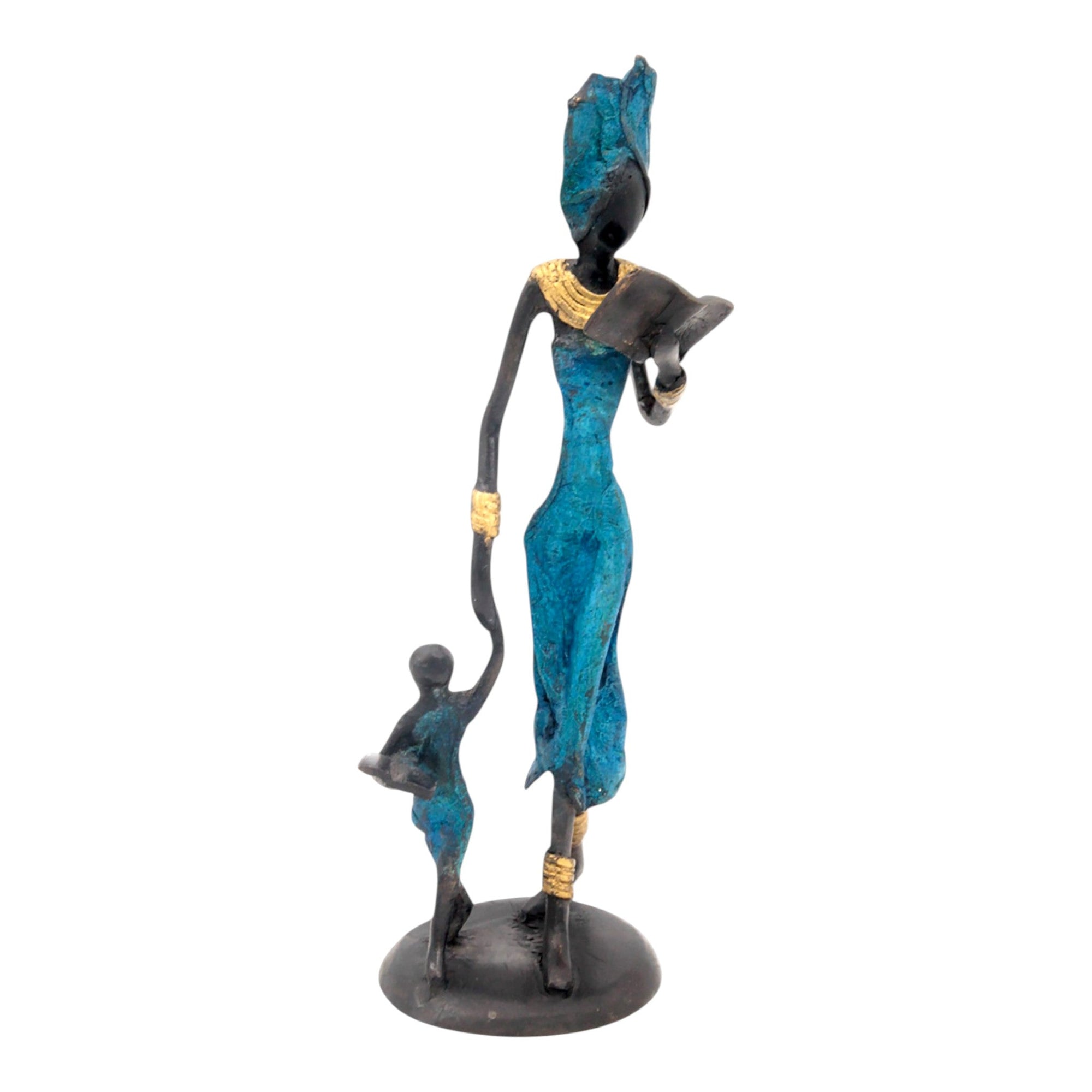 Bronze 25 cm bleu n°17 