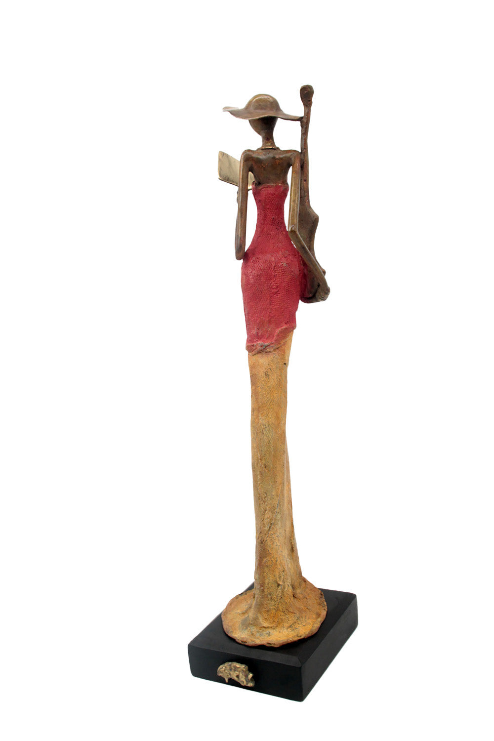 Bronze Issouf 55 cm rouge n°1 Bronzes d'Afrique