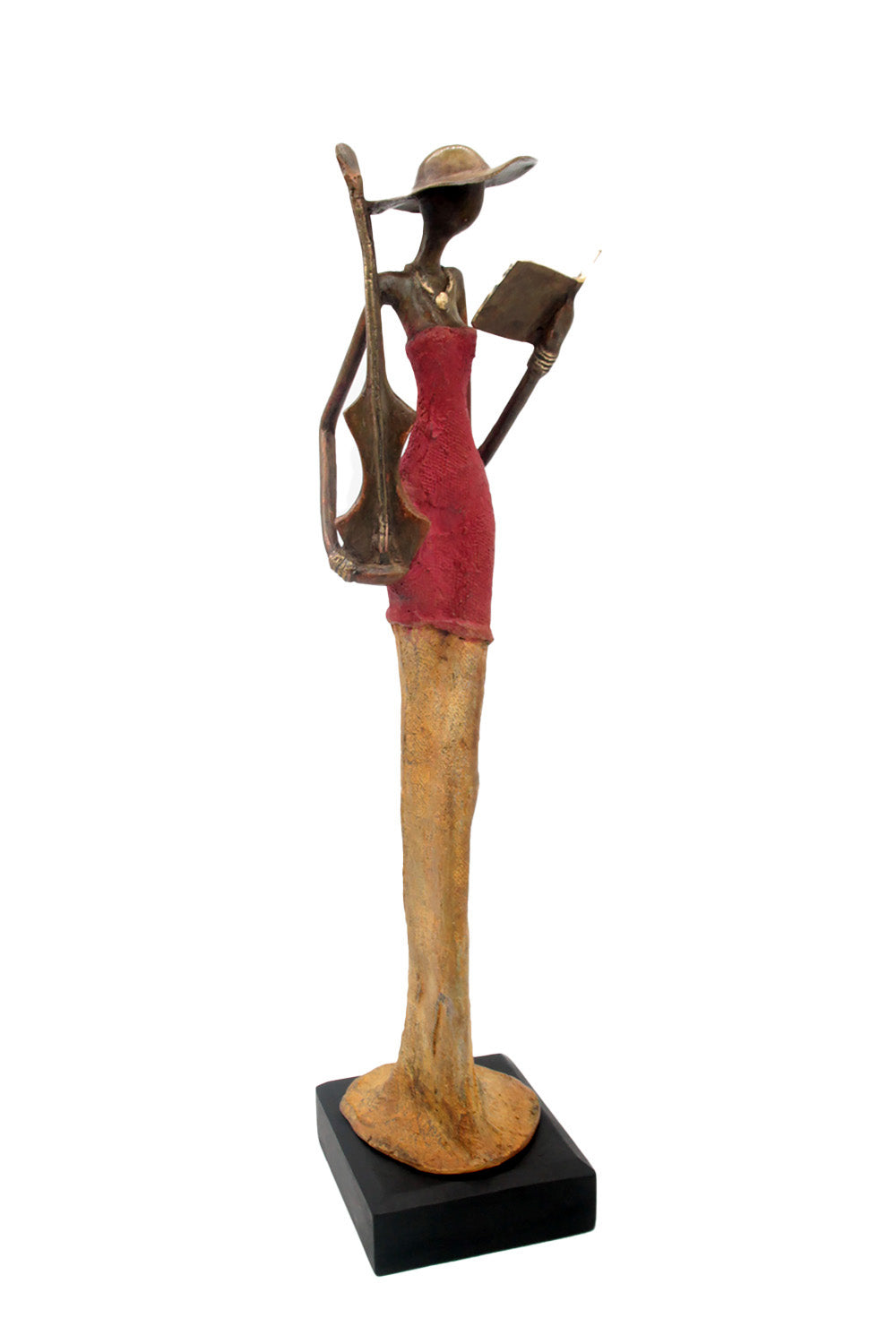 Bronze Issouf 55 cm rouge n°1 Bronzes d'Afrique