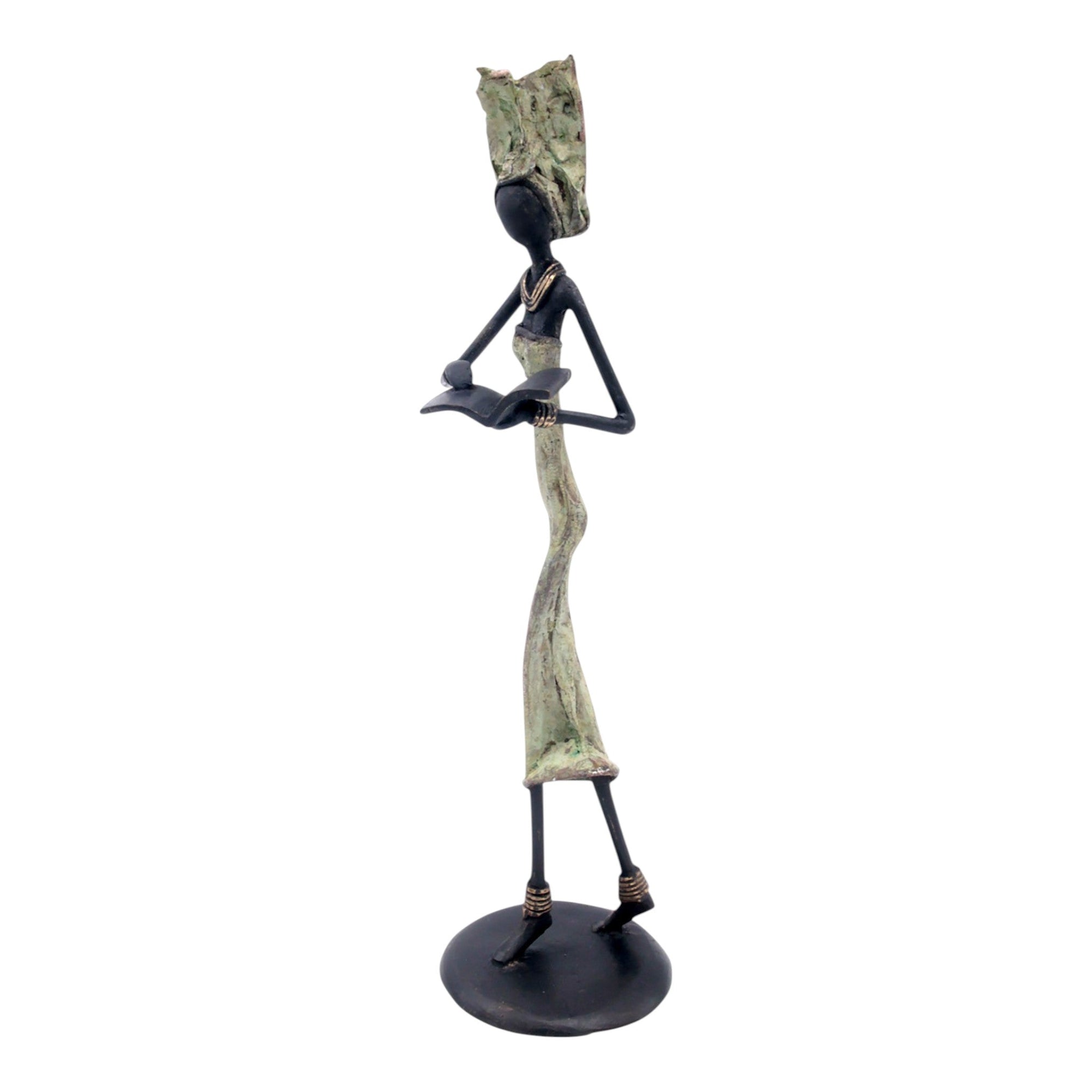 Bronze 35 cm vert n°13 