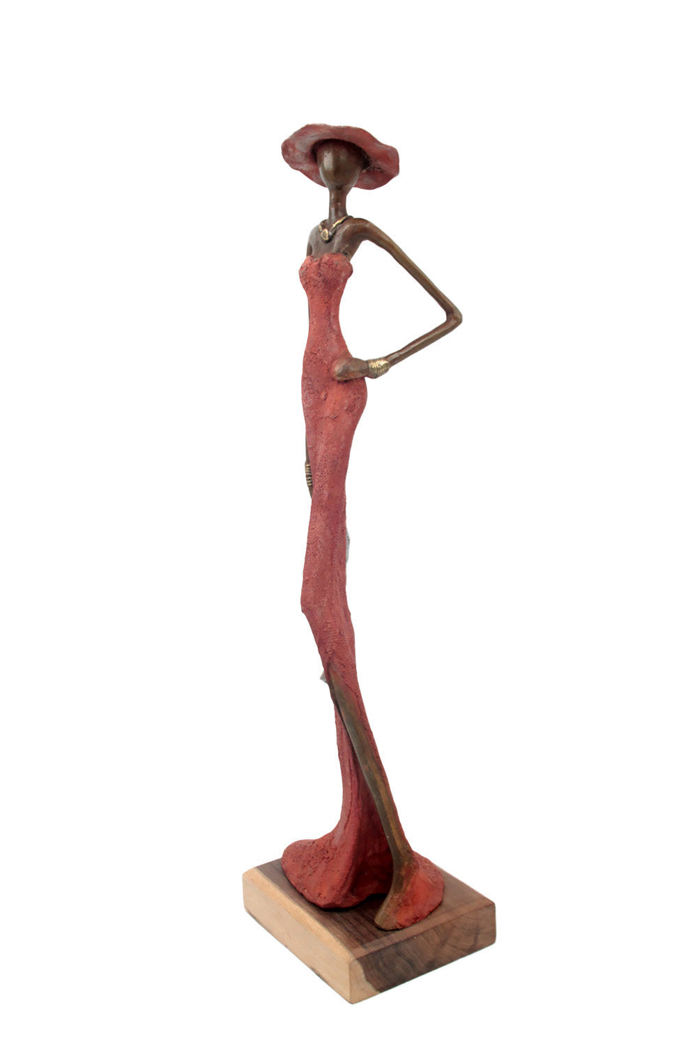 Bronze Issouf 55 cm rouge n°2 Bronzes d'Afrique