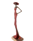 Bronze Issouf 55 cm rouge n°2 Bronzes d'Afrique