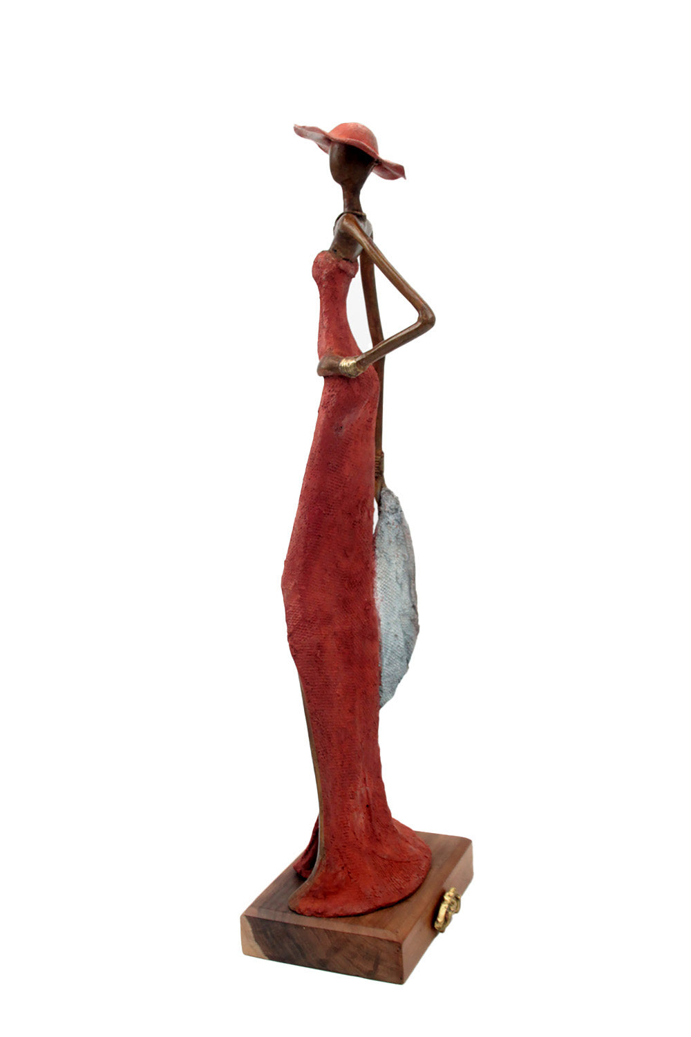 Bronze Issouf 55 cm rouge n°2 Bronzes d'Afrique