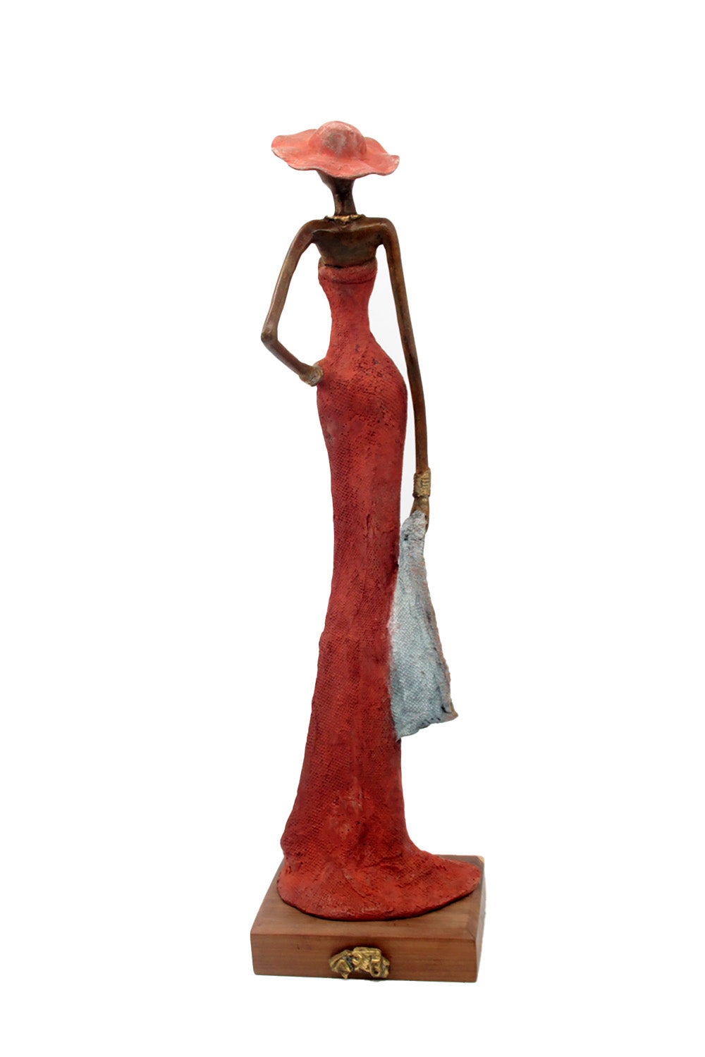 Bronze Issouf 55 cm rouge n°2 Bronzes d'Afrique