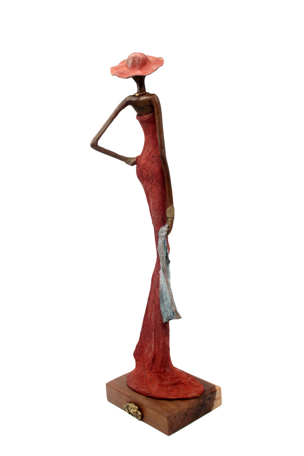 Bronze Issouf 55 cm rouge n°2 Bronzes d'Afrique