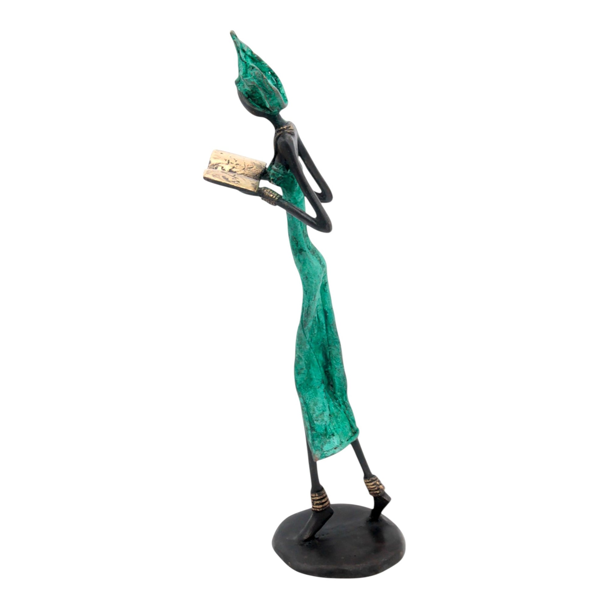 Bronze 35 cm vert n°22 