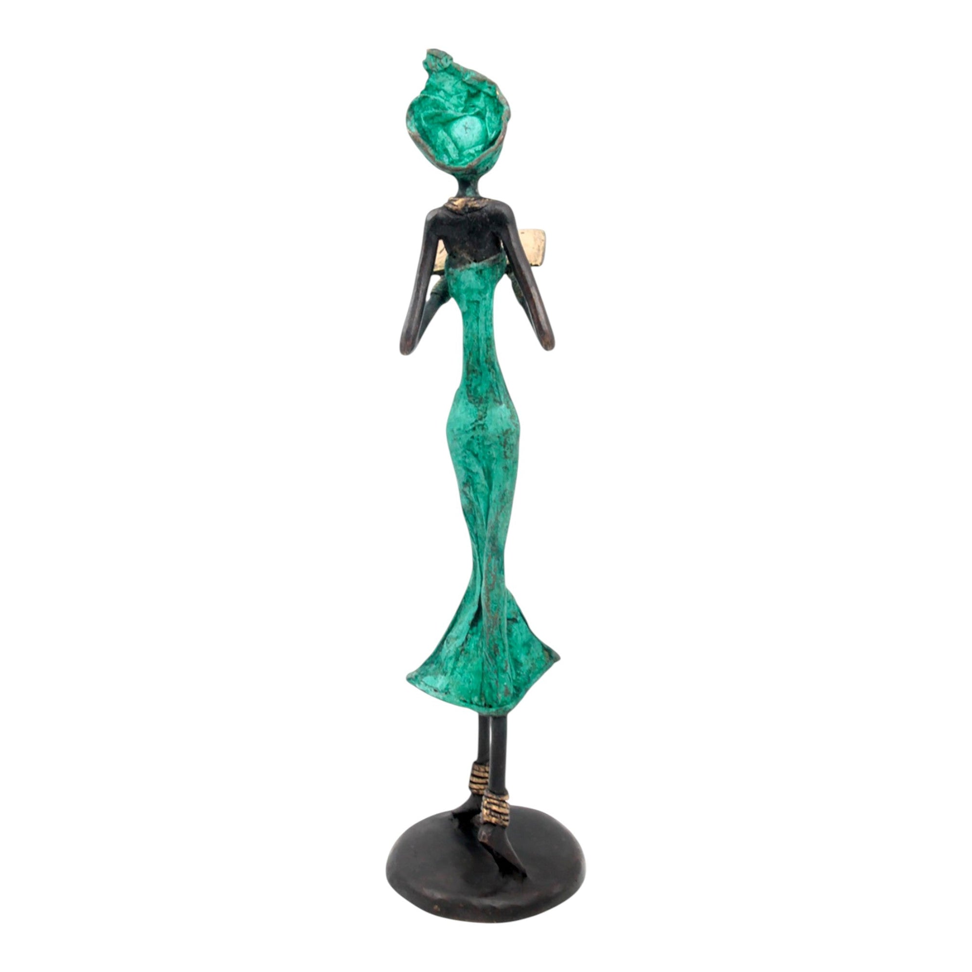 Bronze 35 cm vert n°22 