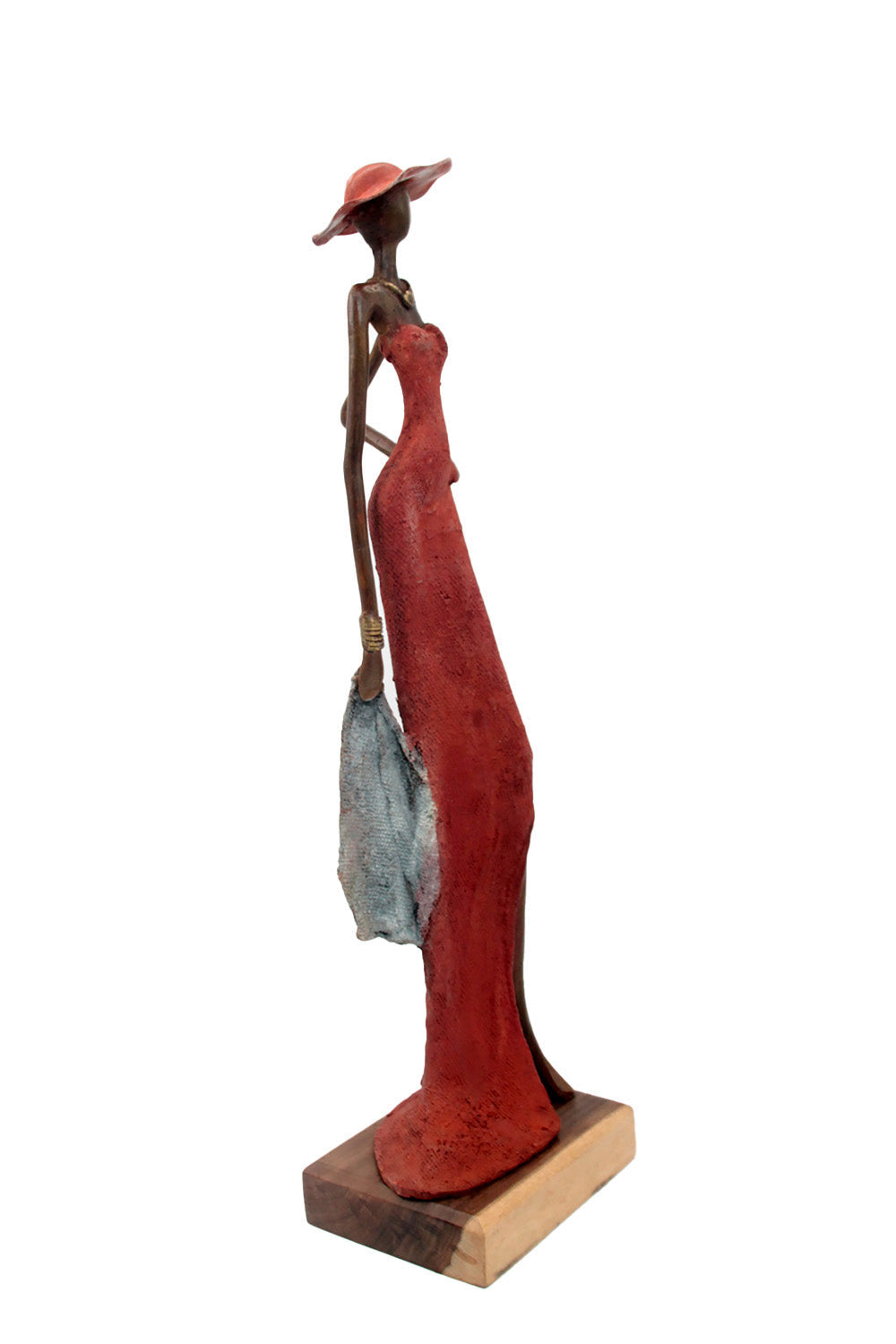 Bronze Issouf 55 cm rouge n°2 Bronzes d'Afrique