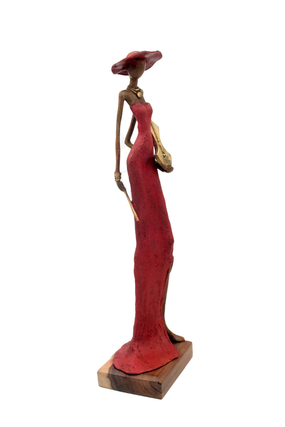 Bronze Issouf 55 cm rouge n°3 Bronzes d'Afrique