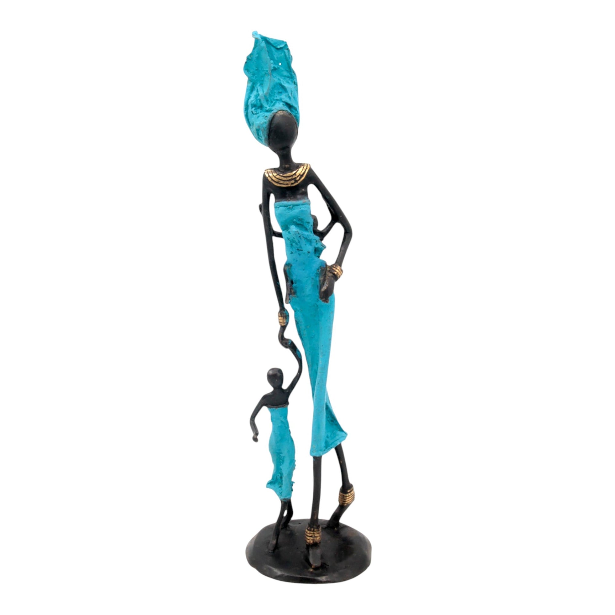 Bronze 35 cm bleu n°5 