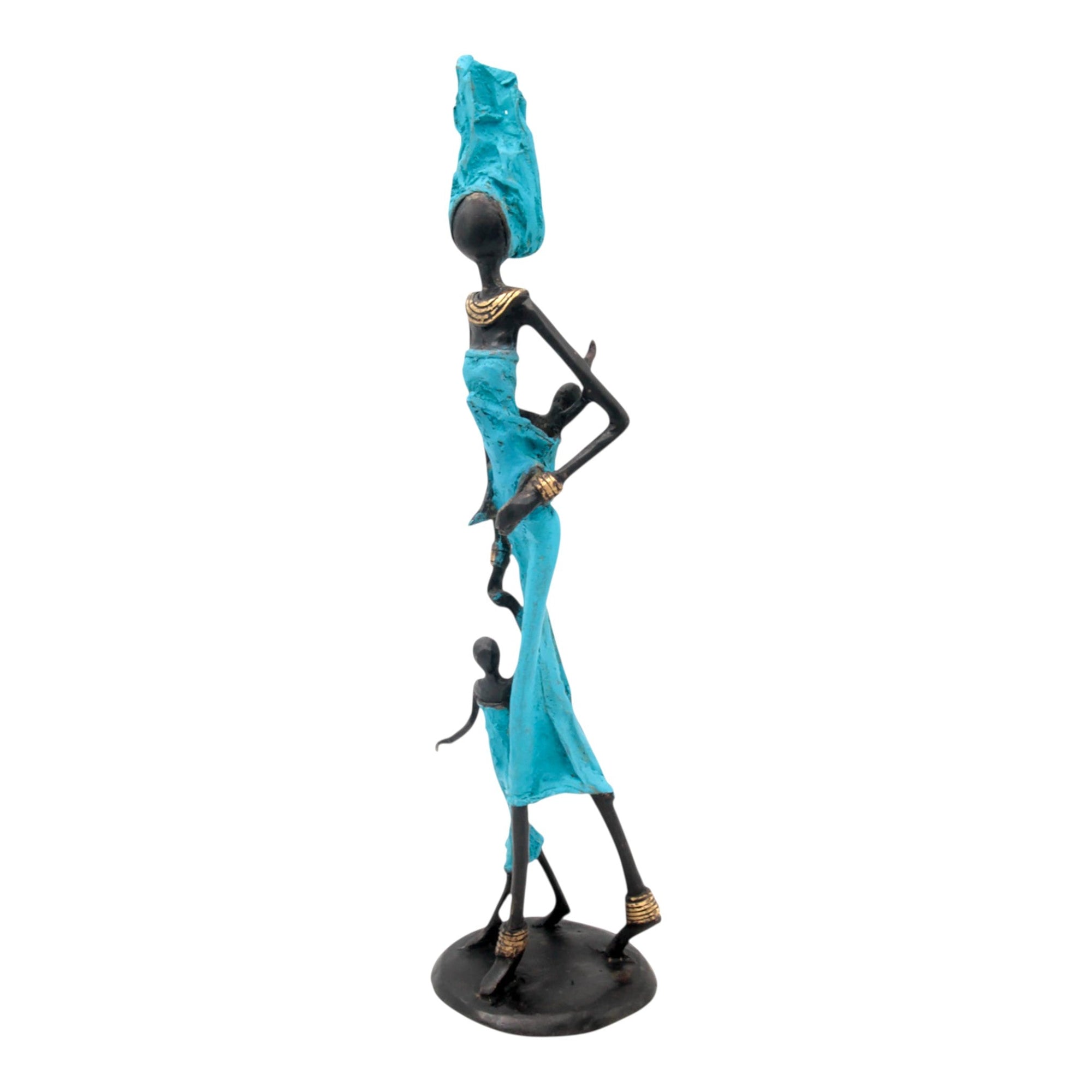 Bronze 35 cm bleu n°5 