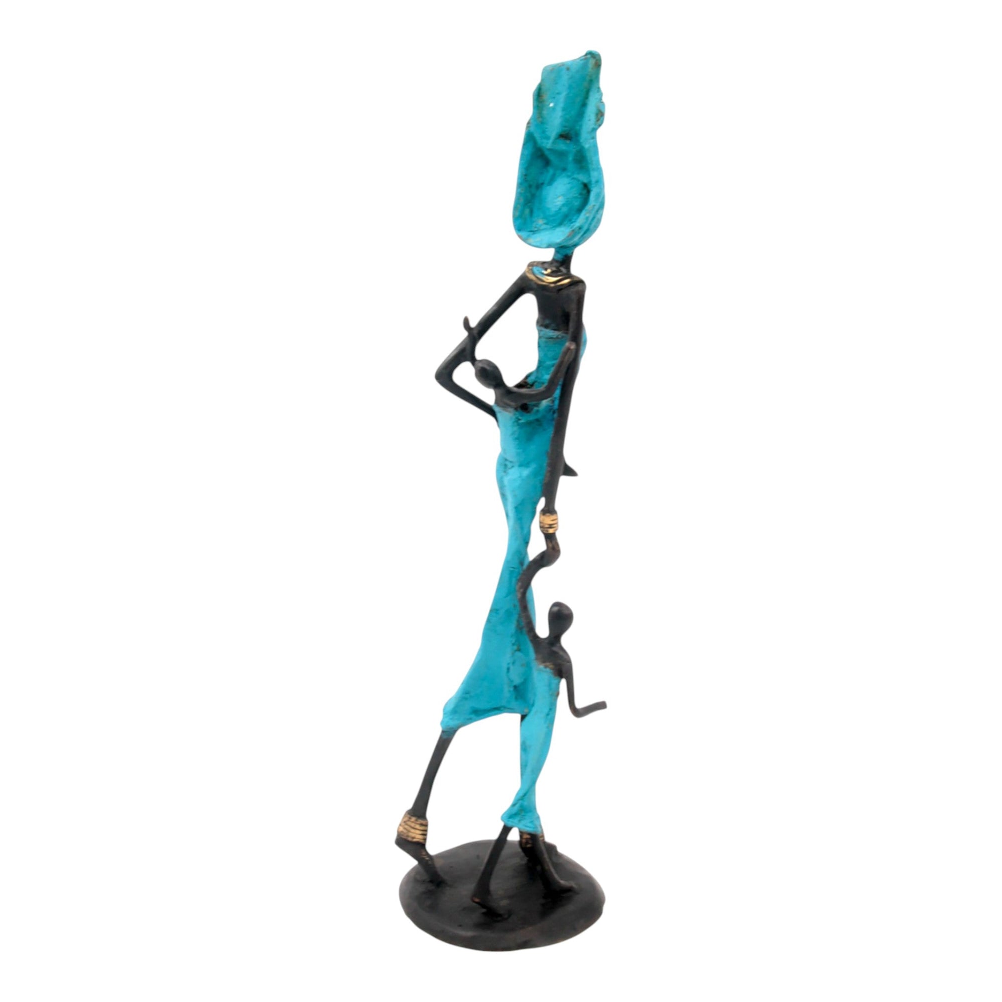 Bronze 35 cm bleu n°5 