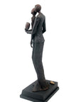 Bronze Issouf couple 55 cm noir n°1 Bronzes d'Afrique