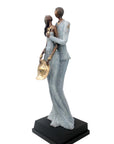 Bronze Issouf couple 55 cm gris n°1 Bronzes d'Afrique