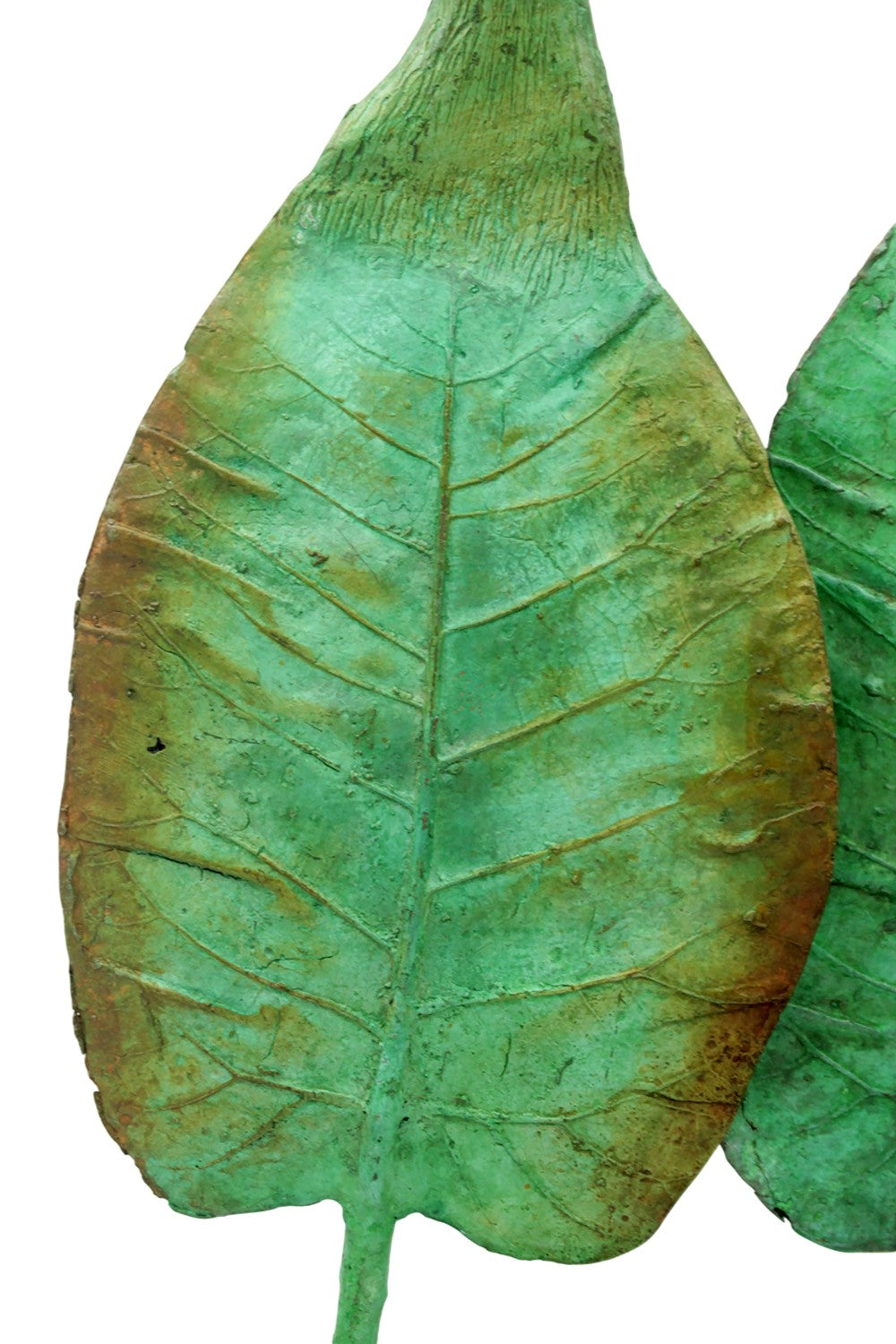 Bronze Feuille Couple oiseaux 