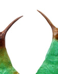 Bronze Feuille Couple oiseaux n°2 