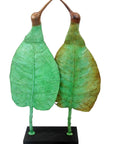 Bronze Feuille Couple oiseaux n°3 