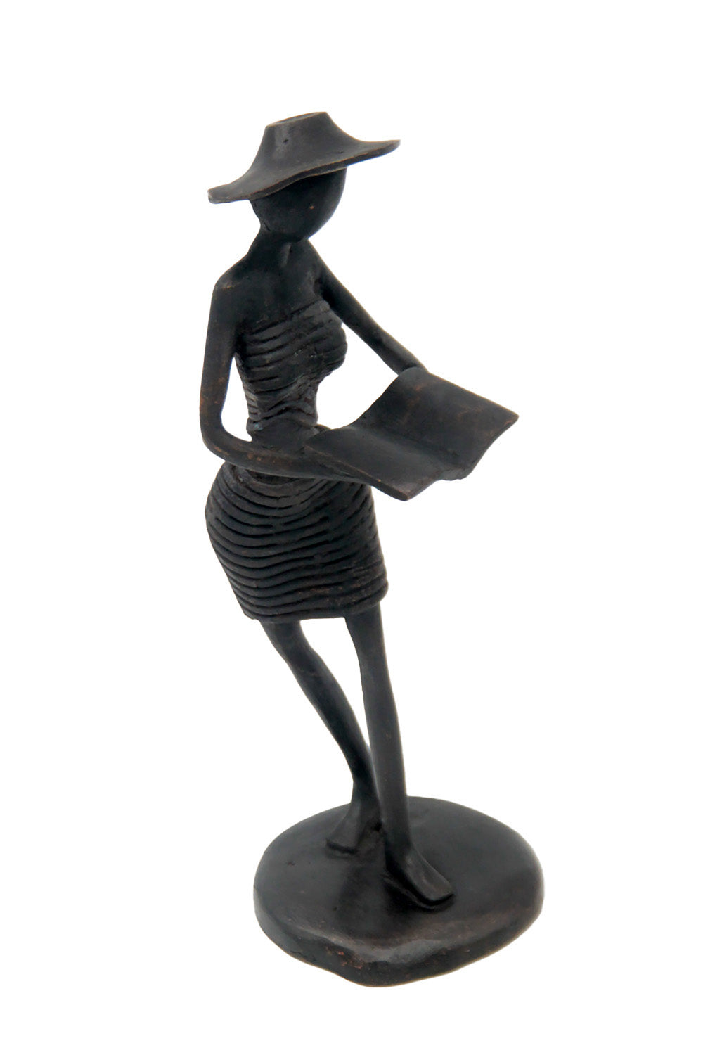 Bronze Ibrahim Dermé 20 cm noir n°1 Bronzes d'Afrique