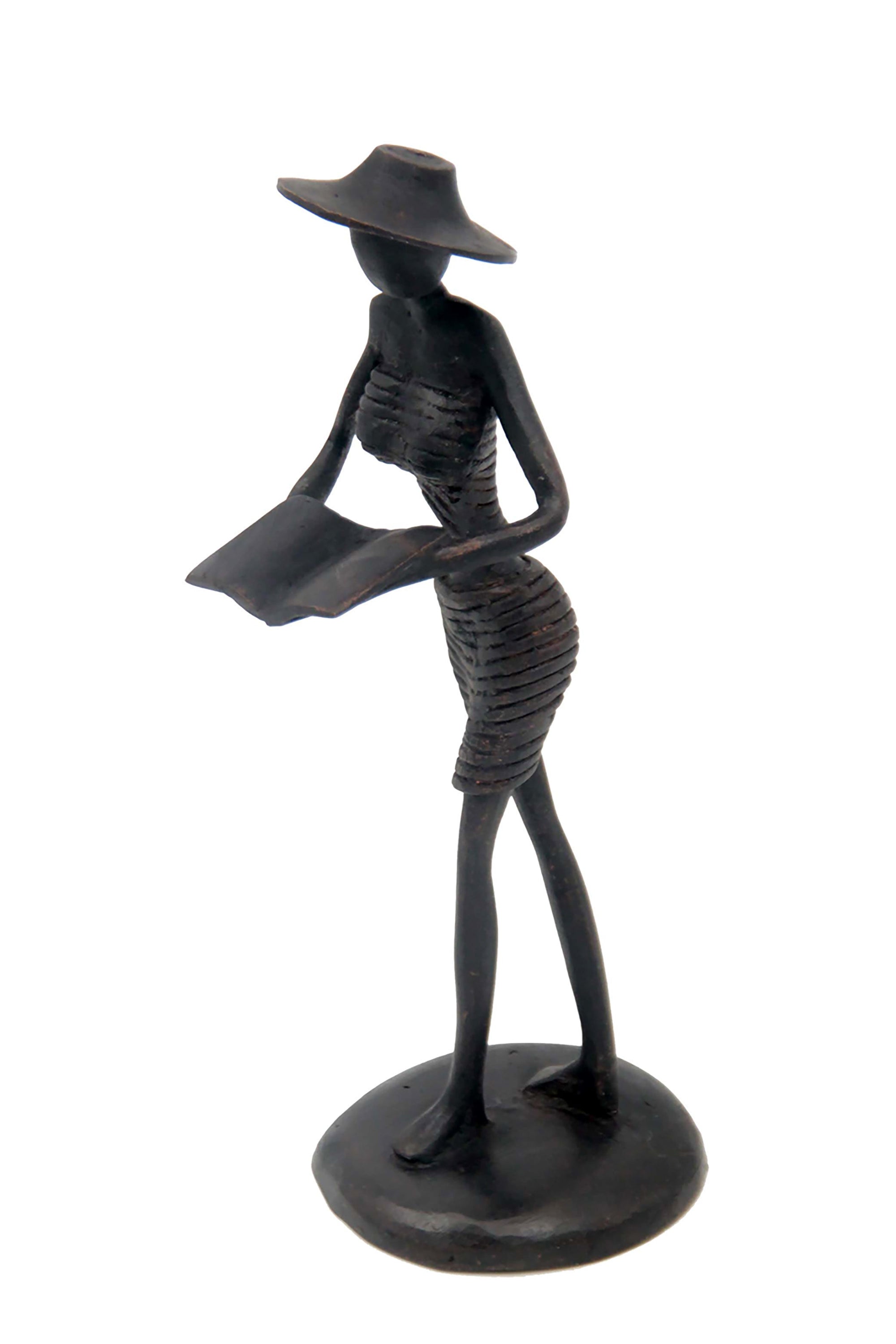 Bronze Ibrahim Dermé 20 cm noir n°1 Bronzes d'Afrique