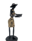 Bronze Ibrahim Dermé 20 cm doré n°1 Bronzes d'Afrique