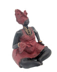 Bronze Big Mama 20 cm rouge n°3 Bronzes d'Afrique