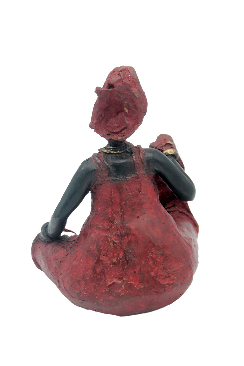 Bronze Big Mama 15 cm rouge n°1 Bronzes d'Afrique