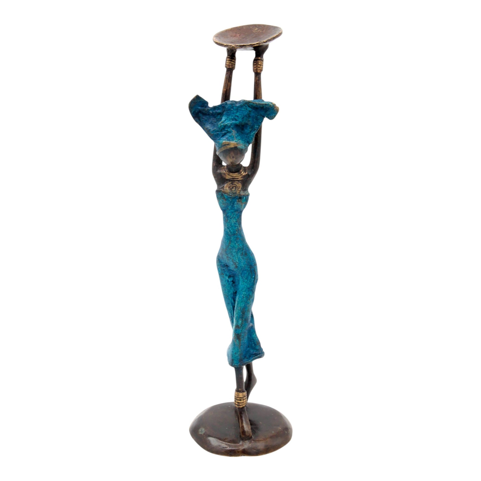 Bronze 25 cm bleu n°12 