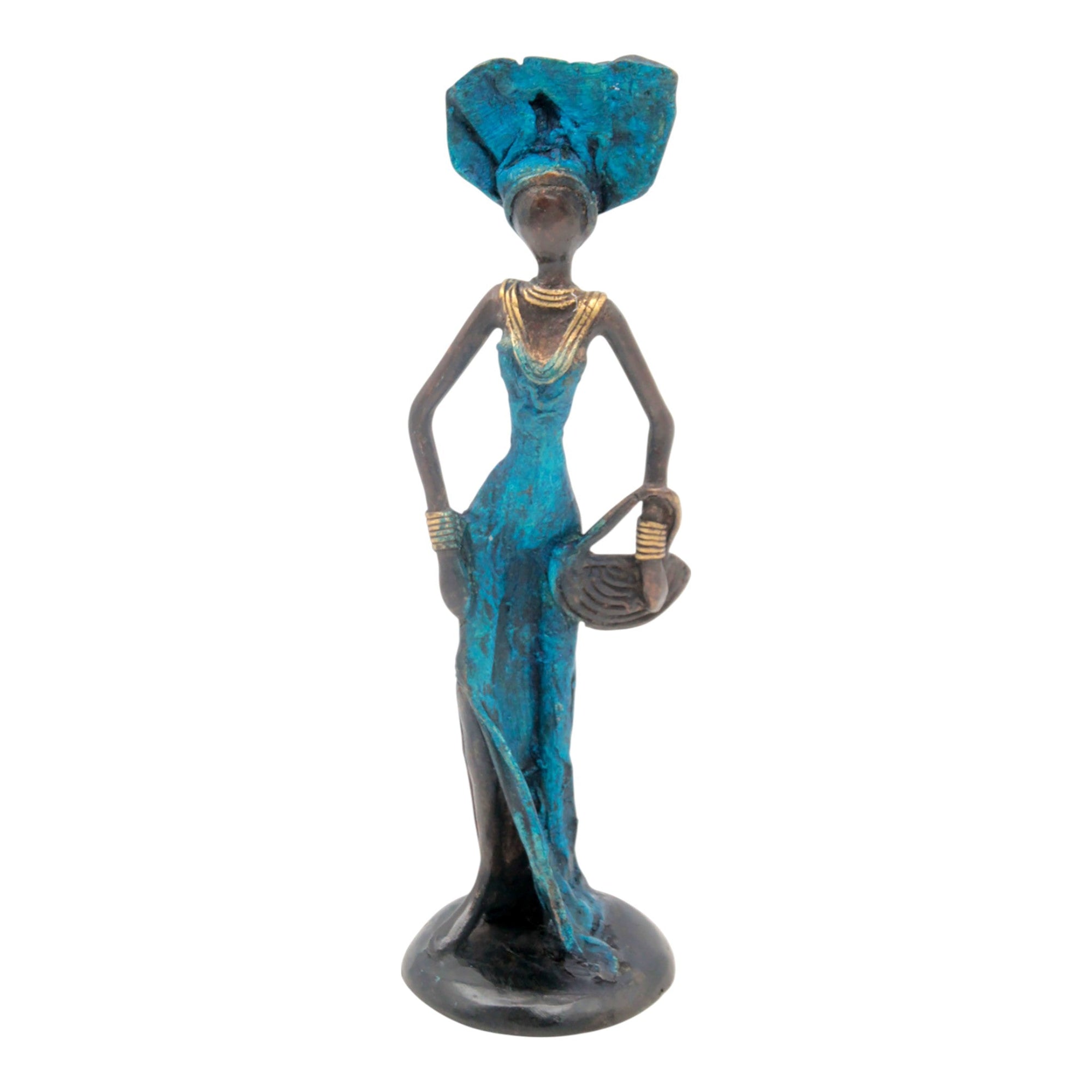 Bronze 25 cm bleu n°13 