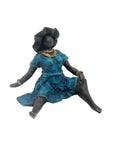 Bronze Big Mama 10 cm bleu n°1 Bronzes d'Afrique