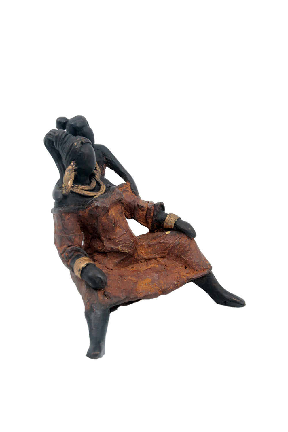 Bronze Big Mama 10 cm marron n°1 Bronzes d'Afrique