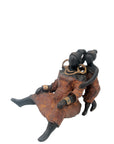 Bronze Big Mama 10 cm marron n°1 Bronzes d'Afrique