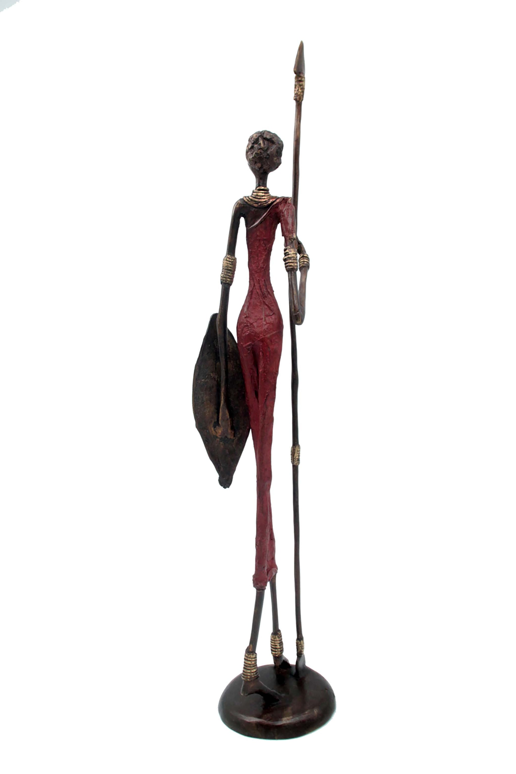 Bronze 55 cm rouge n°4 Bronzes d'Afrique