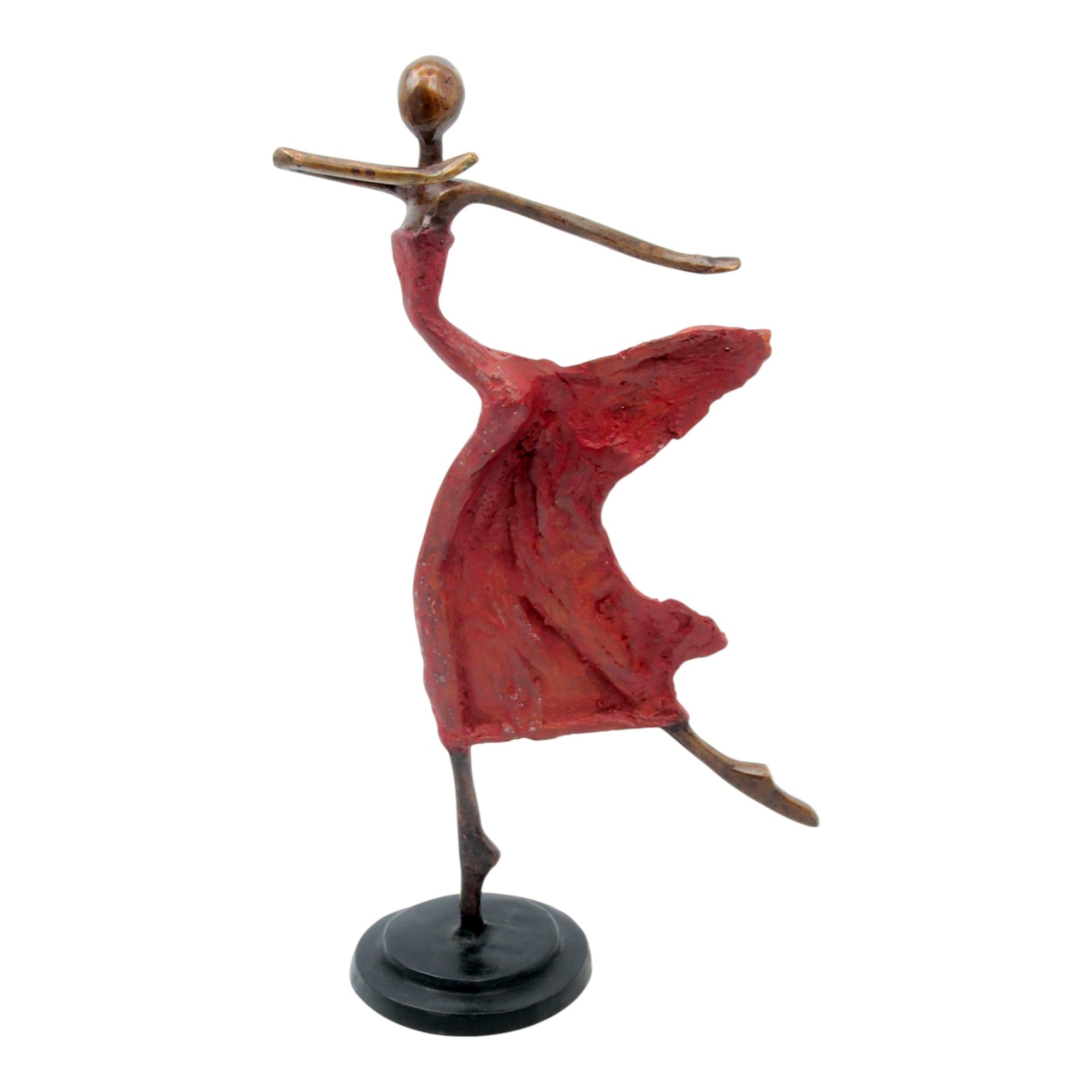 Danseuse 35 cm rouge n°2 