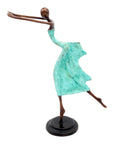 Danseuse 35 cm turquoise n°1 